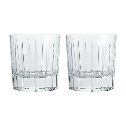 IRIANA Crystal Double Old Fashioned Glass, set of 2
