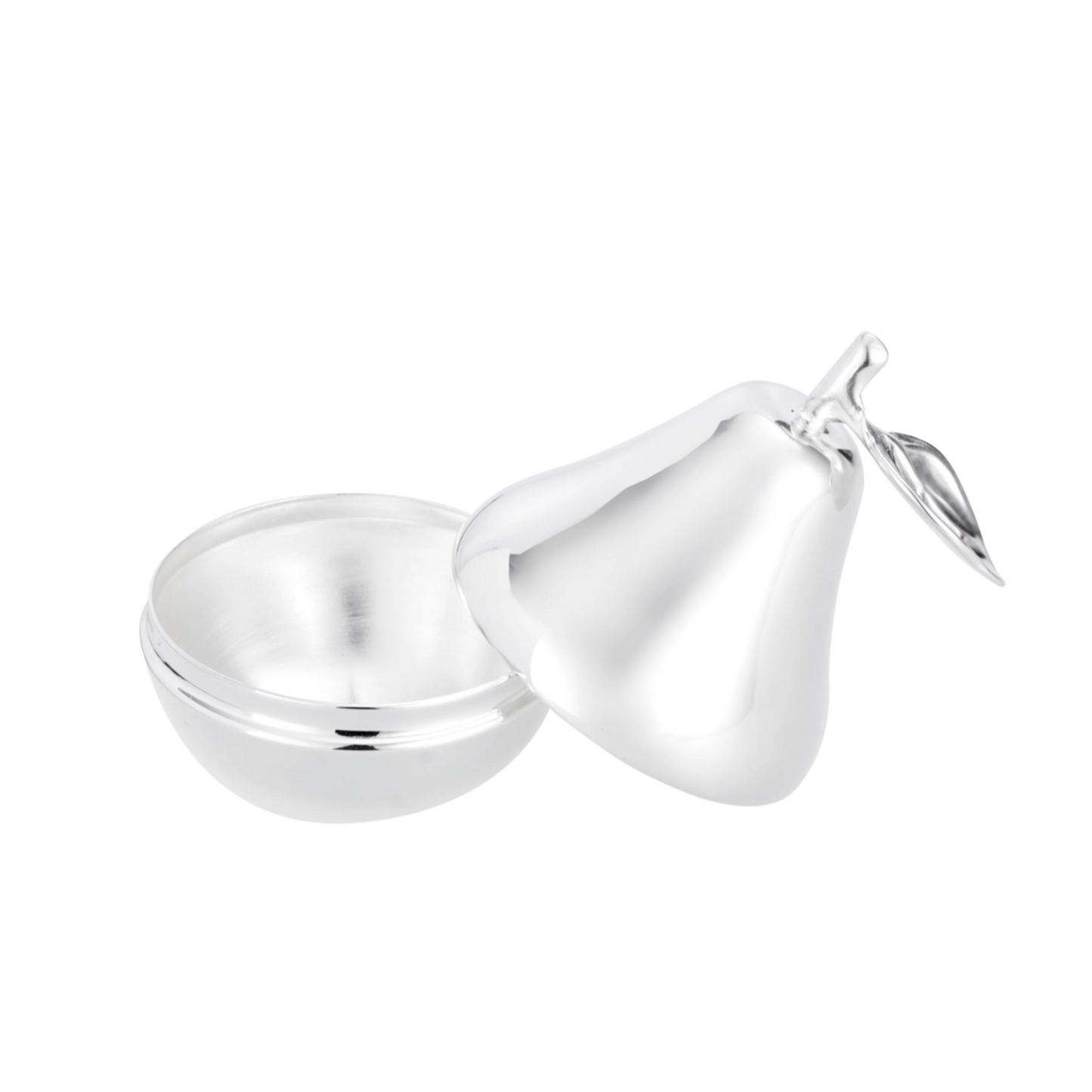 BONBONNIERE Silver-Plated Pear Trinket box